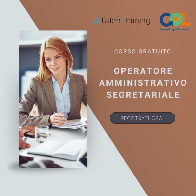 OPERATORE AMMINISTRATIVO SEGRETARIALE