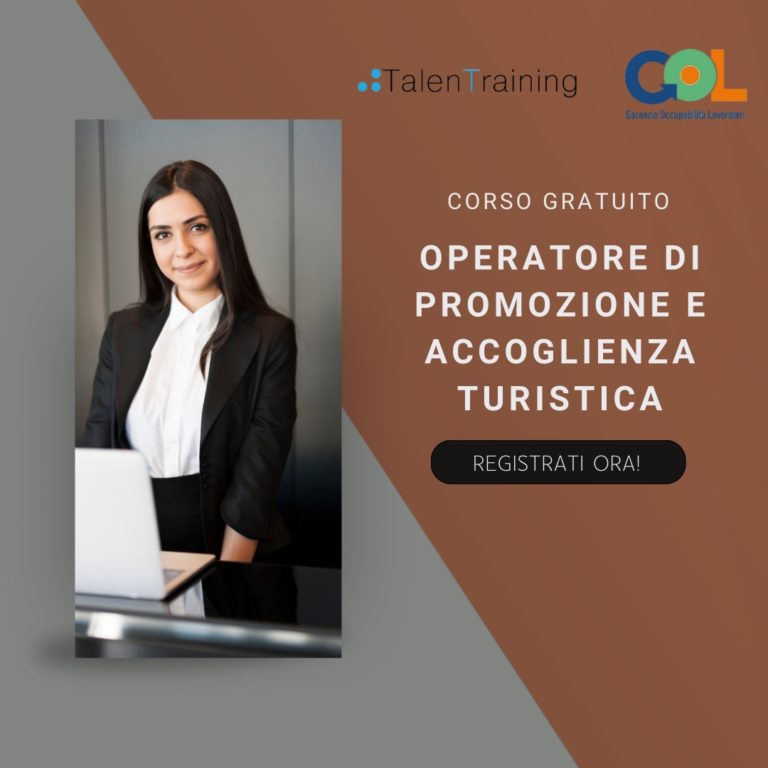 OPERATORE DI PROMOZIONE E ACCOGLIENZA TURISTICA