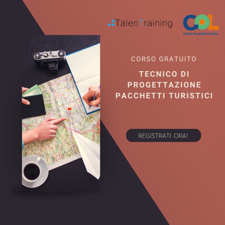 Tecnico di Progettazione dei Pacchetti Turistici - Corso Gratuito 1 TECNICO DI PROGETTAZIONE PACCHETTI TURISTICI 1