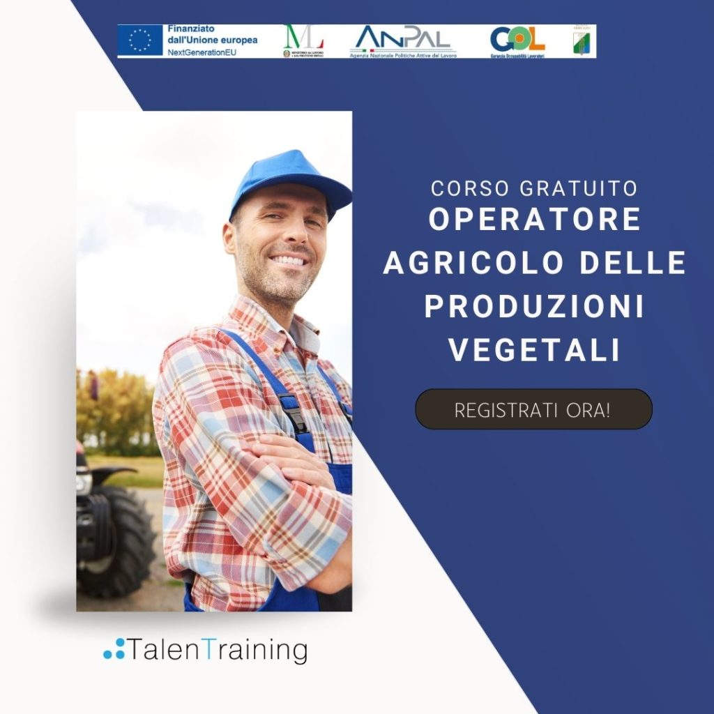 OPERATORE AGRICOLO DELLE PRODUZIONI VEGETALI 1