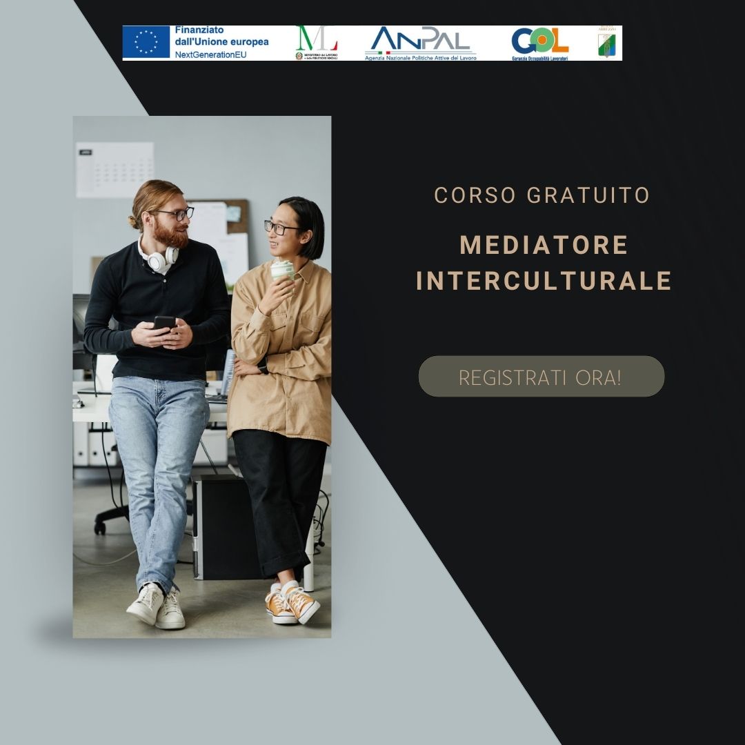 Mediatore Interculturale (Percorso 2 – 48 ore) – Corso Gratuito 8 Mediatore Interculturale