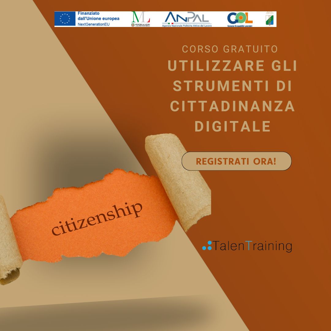 Utilizzare gli Strumenti di Cittadinanza Digitale (Percorso 1 – 20 ore) – Corso Gratuito 8 Utilizzare gli Strumenti di Cittadinanza Digitale