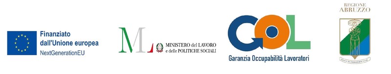 Programma GOL – Abruzzo – Catalogo corsi (Upskilling e Reskilling) 1 content sequenza loghi GOL aggiornata
