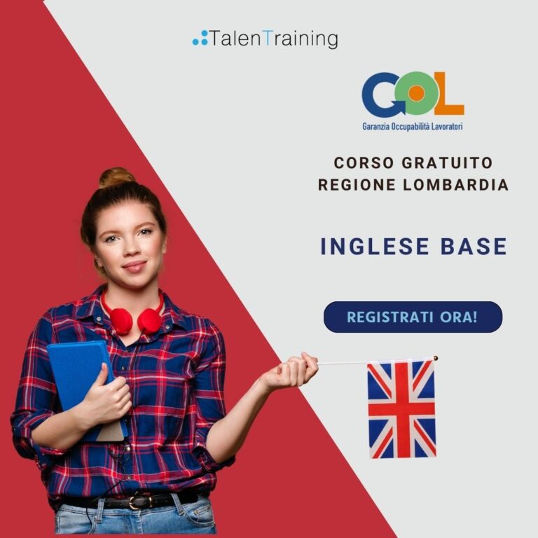Inglese Base, Corso Gratuito, Online, edizione del 5 marzo 2026, riservato ai residenti nella Regione Lombardia 5 inglese base