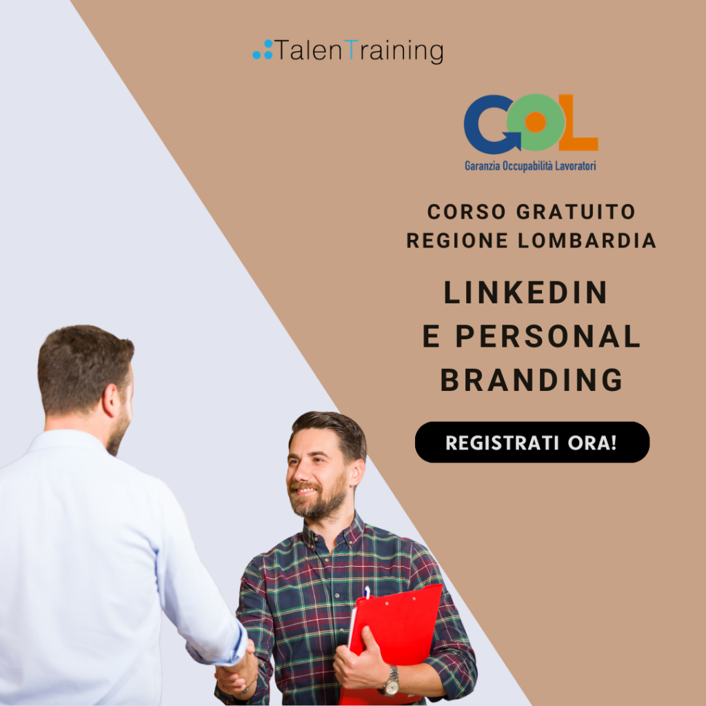 LinkedIn e Personal Branding (24 ore) – Corso Gratuito 1 Linkedin e Personal Branding