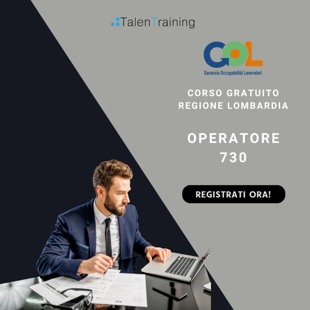 Operatore 730 (40 ore) – Corso Gratuito 1 Operatore 730