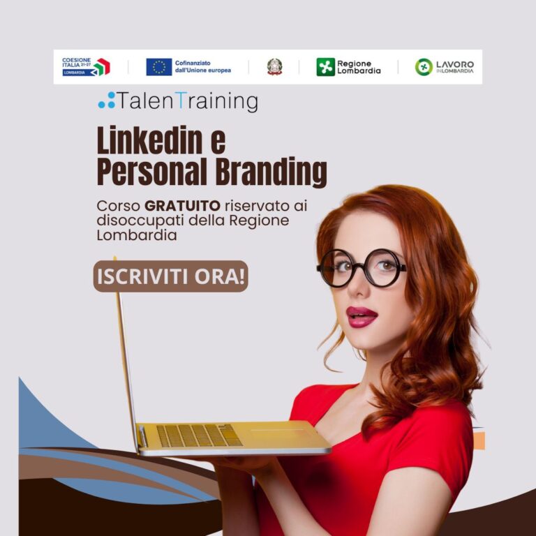 Linkedin e Personal Branding, Corso Gratuito riservato ai disoccupati della Regione Lombardia 1 dil Linkedin e Personal Branding 1