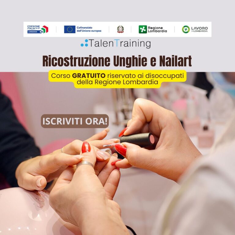 Ricostruzione Unghie e Nailart, Corso Gratuito riservato ai disoccupati della Regione Lombardia 1 dil ricorstruzione unghie e nail art 1